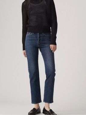 Levi's Wedgie Straight Ankle Jeans